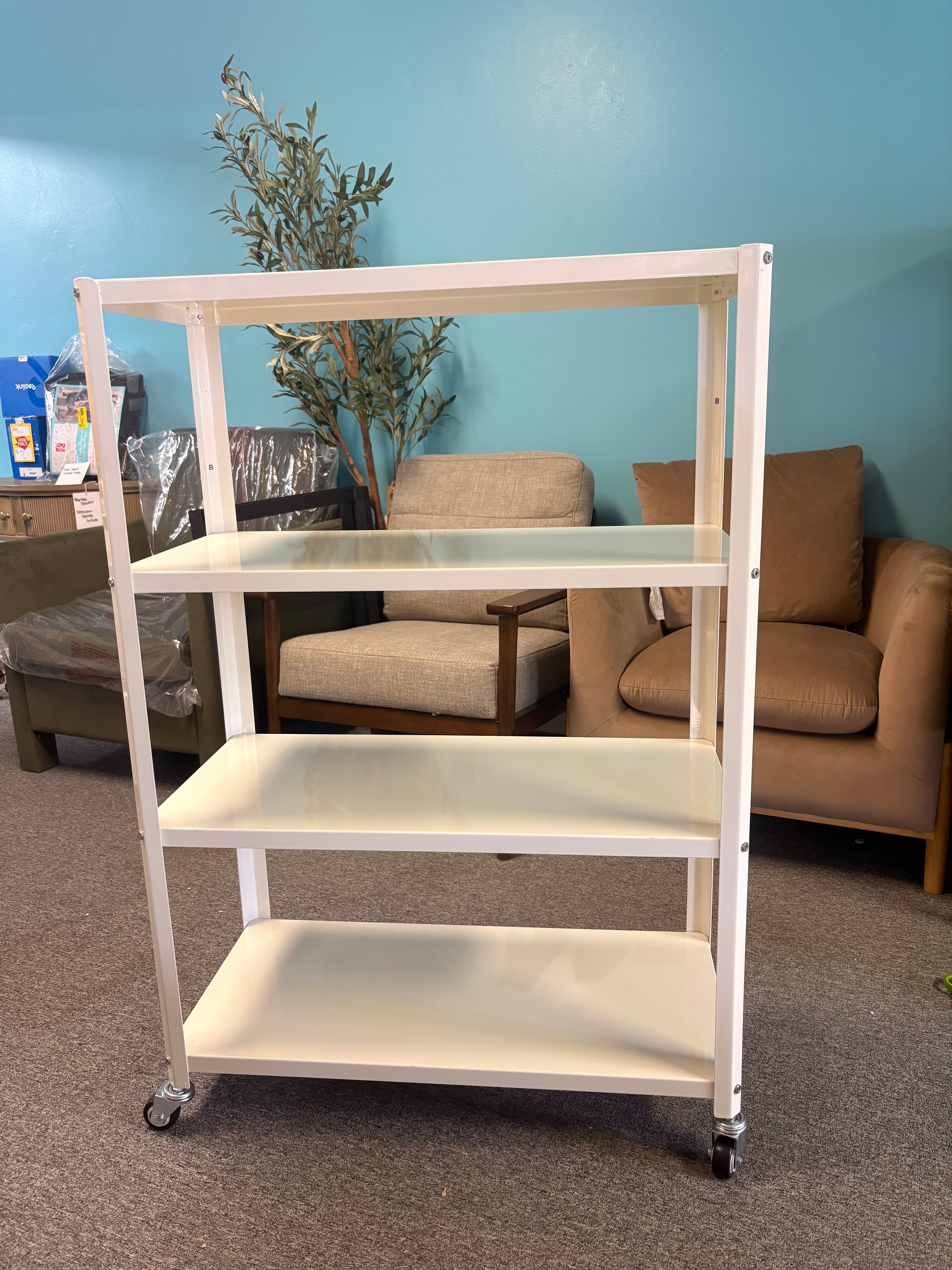 Metal bookcase