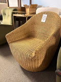 Wicker accent chair