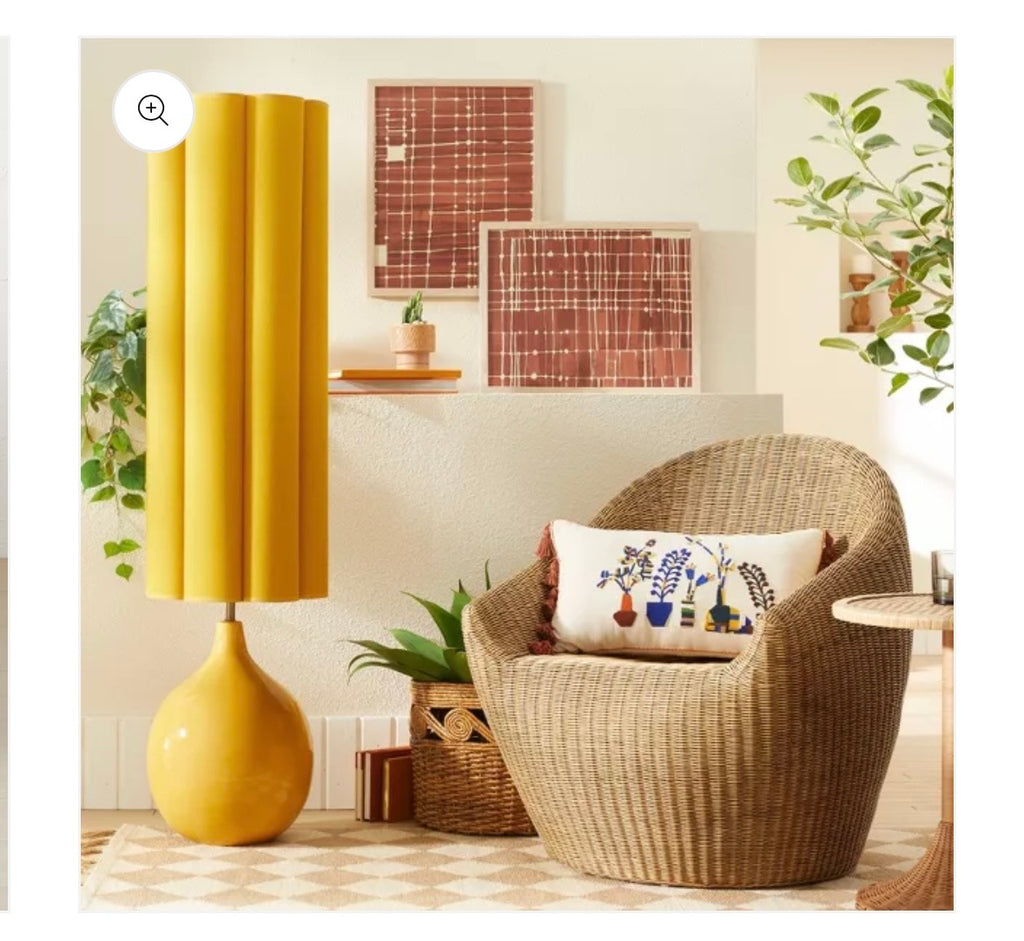 Wicker accent chair