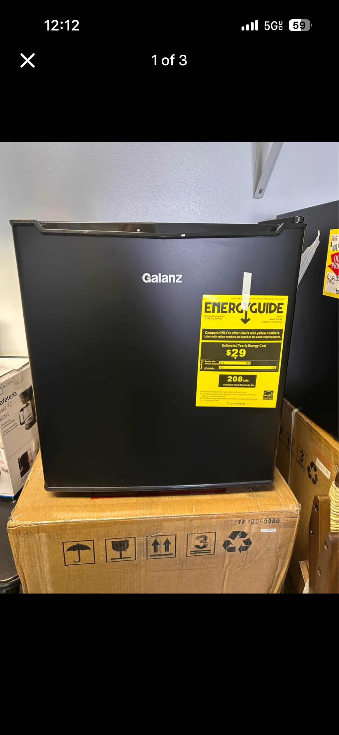 Mini fridge