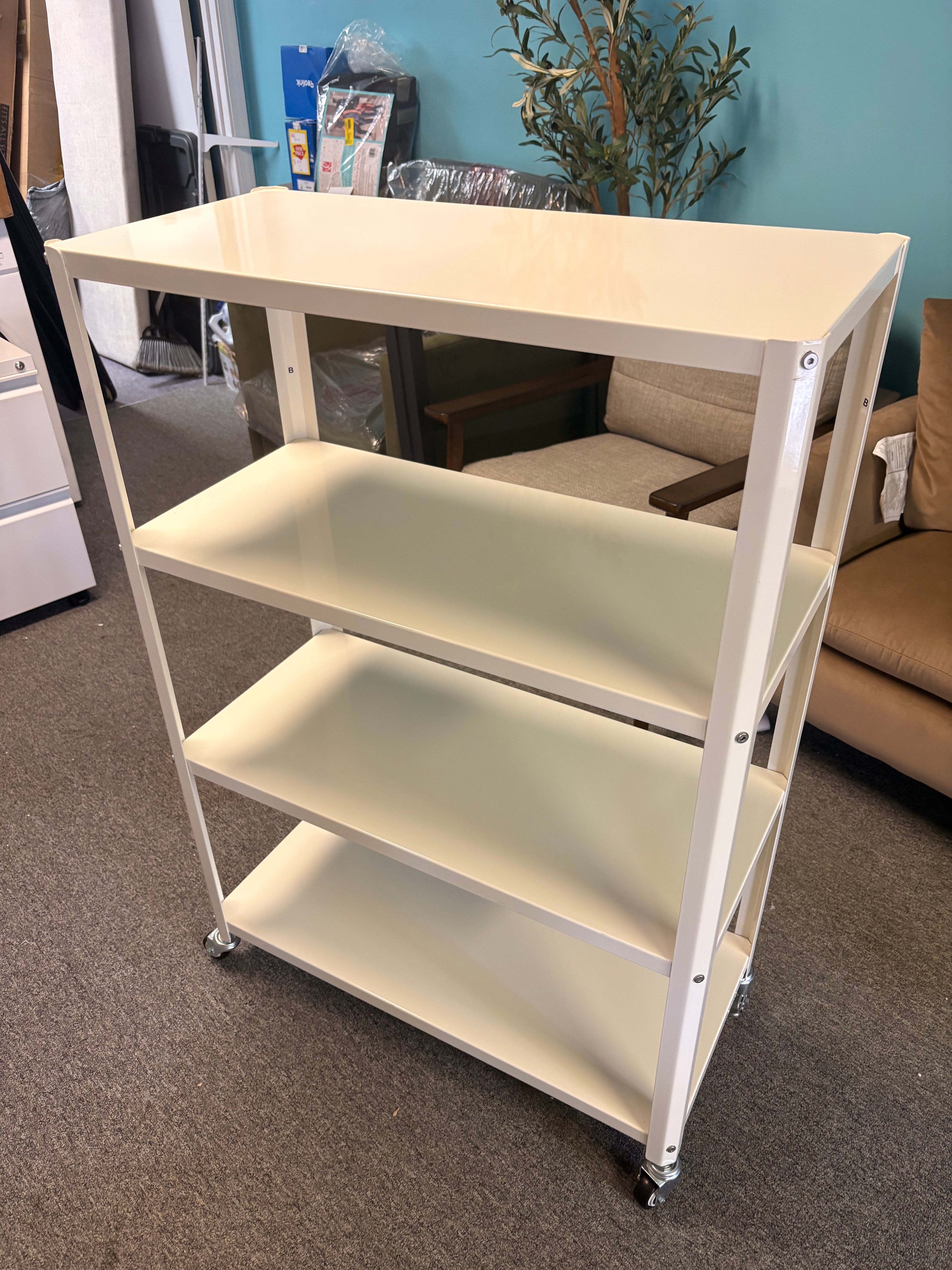 Metal bookcase